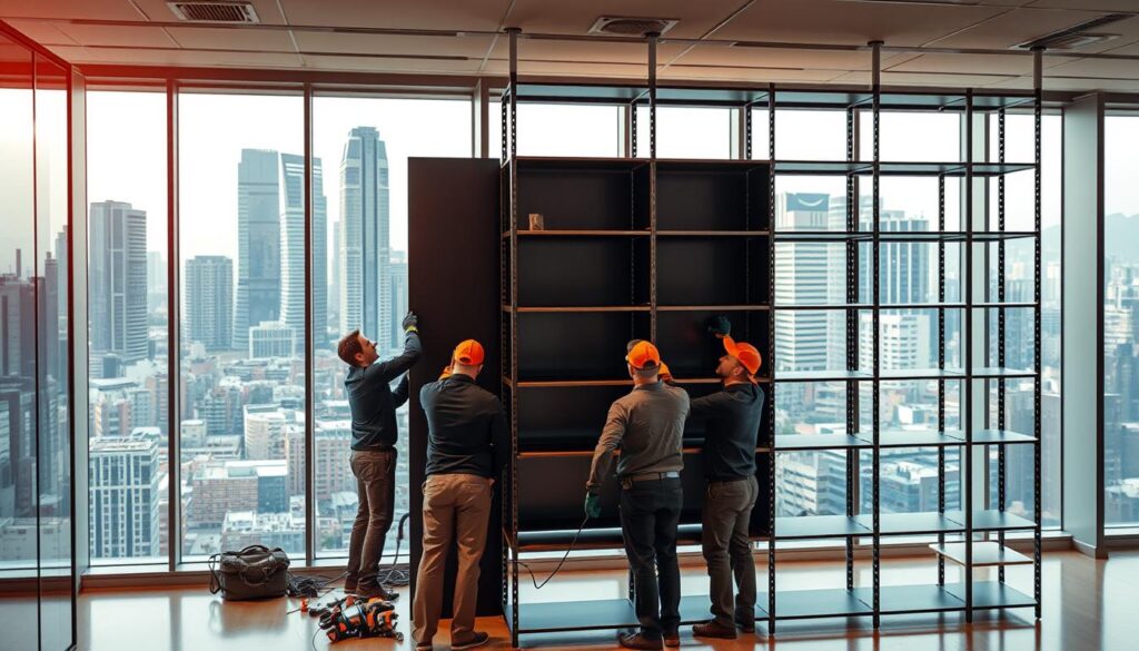 shelving installation cost