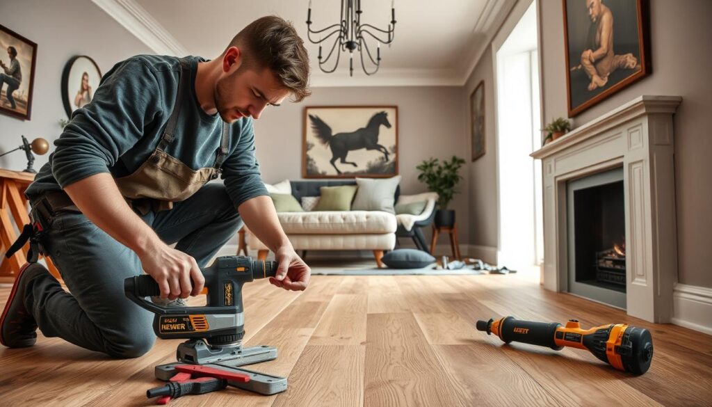 A detailed, realistic image of engineered flooring installation price ranges across South Africa. In the foreground, display a selection of engineered wood floor samples in various finishes and patterns, showcasing the diverse options available. In the middle ground, depict a construction site or a flooring showroom, with workers or salespeople demonstrating the installation process. In the background, include a map of South Africa, with price ranges for different regions indicated using a color-coded legend. Utilize natural lighting and a slightly elevated camera angle to create a sense of depth and professionalism. Convey a tone of informative, authoritative, and visually appealing presentation. A detailed, realistic image of engineered flooring installation price ranges across South Africa. In the foreground, display a selection of engineered wood floor samples in various finishes and patterns, showcasing the diverse options available. In the middle ground, depict a construction site or a flooring showroom, with workers or salespeople demonstrating the installation process. In the background, include a map of South Africa, with price ranges for different regions indicated using a color-coded legend. Utilize natural lighting and a slightly elevated camera angle to create a sense of depth and professionalism. Convey a tone of informative, authoritative, and visually appealing presentation.