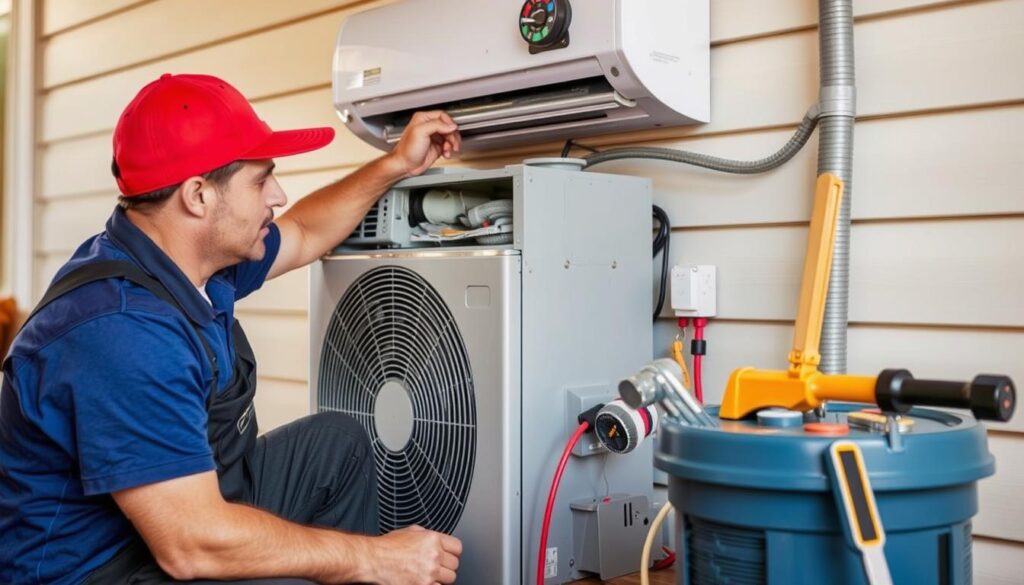 A detailed, technical illustration of the key factors influencing HVAC replacement costs, set against a clean, minimalist background. Showcasing various cost components such as unit size, brand, installation complexity, energy efficiency ratings, and any regional or seasonal price variations. Rendered with a crisp, precise style using natural lighting and a slightly low camera angle to emphasize the subject matter. The overall tone should be informative and objective, conveying the essential information an homeowner would need to understand when budgeting for a heat pump replacement. A detailed, technical illustration of the key factors influencing HVAC replacement costs, set against a clean, minimalist background. Showcasing various cost components such as unit size, brand, installation complexity, energy efficiency ratings, and any regional or seasonal price variations. Rendered with a crisp, precise style using natural lighting and a slightly low camera angle to emphasize the subject matter. The overall tone should be informative and objective, conveying the essential information an homeowner would need to understand when budgeting for a heat pump replacement.