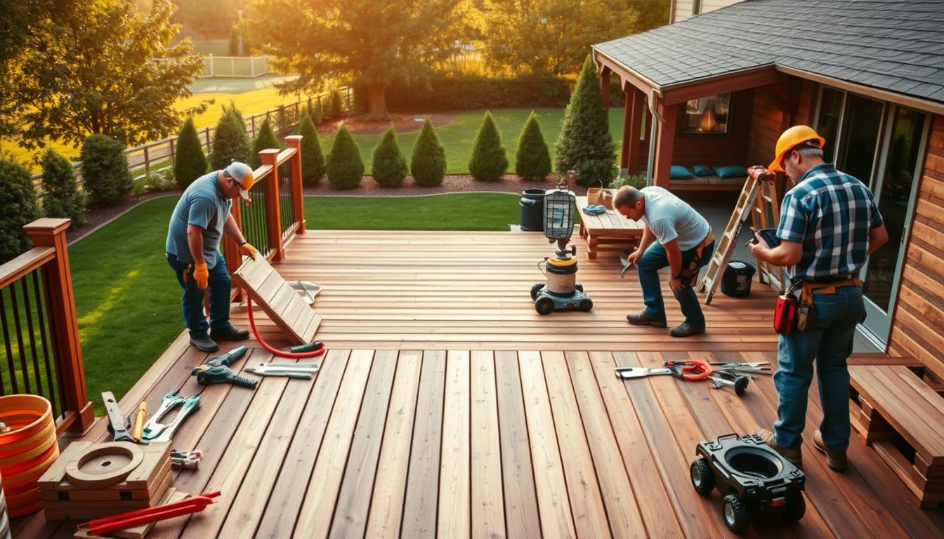Deck installation services