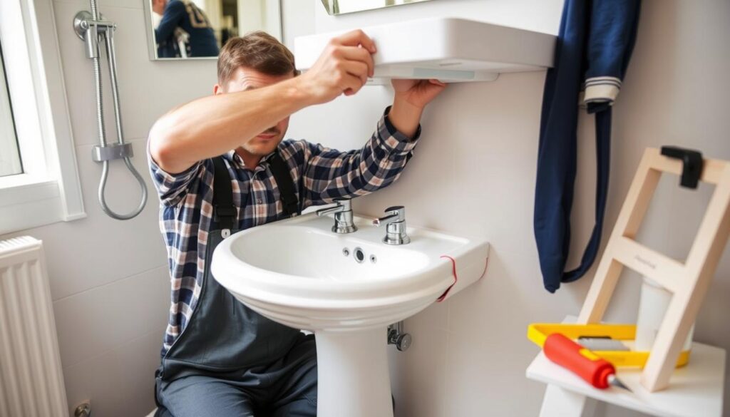 pedestal basin installation rates