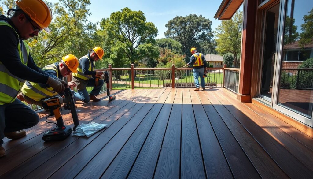 wooden deck maintenance repairs